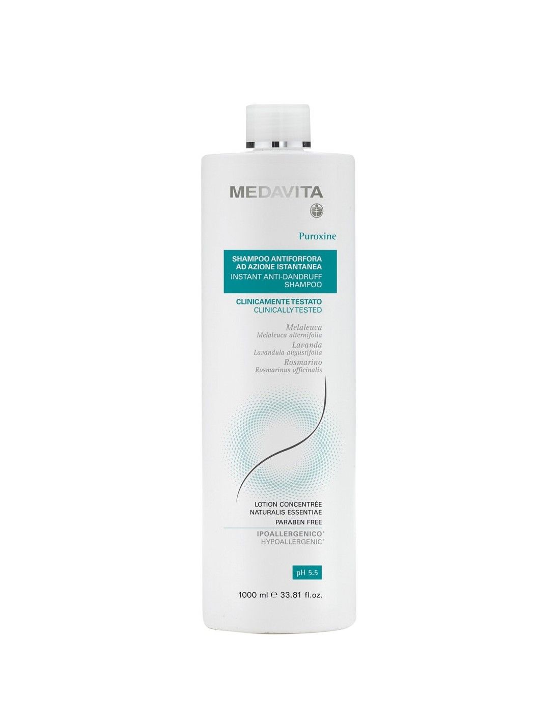 MEDAVITA PUROXINE Shampoo antiforfora ad azione istantanea 1000 ml