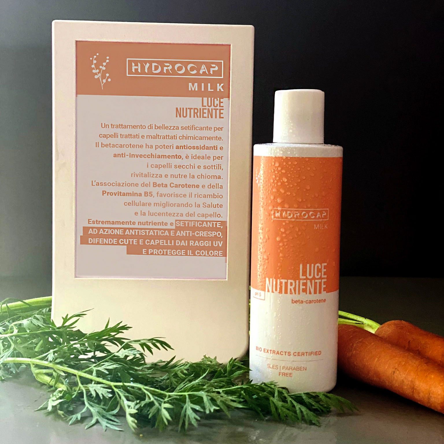 HYDROCAP LUCE NUTRIENTE MILK BETA-CAROTENE 200 ML