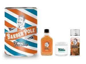 FURBO ORANGE BARBER POLE SET RASATURA